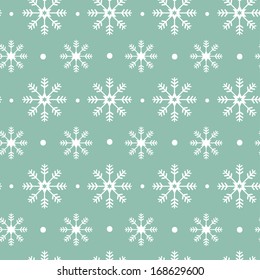 Christmas pattern with snowflakes. Seamless pattern can be used for wallpaper, pattern fills, web page backgrounds, surface textures.