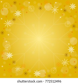 Christmas pattern with snowflakes. Vector illustration