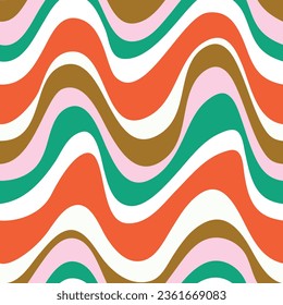 Christmas pattern. Christmas swirly seamless pattern. Abstract christmas background. Waves background