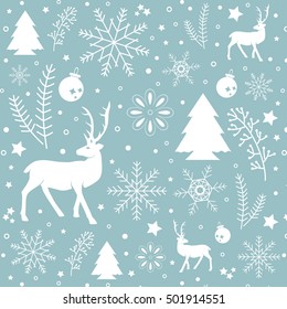 Christmas pattern, with text and pattern background. EPS10 vector file. for graphic design