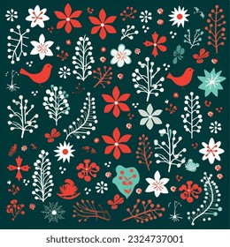 Christmas pattern, christmas texture, christmas background, surface, graphic