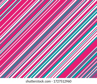 Christmas pattern, texture of canes and lollipops. Diagonal lines, stripes, vector illustration