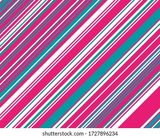 Patrón navideño, textura de cañas y ollipops. Líneas diagonales, bandas, ilustración vectorial