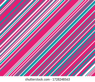 Christmas pattern, texture of canes and lollipops. Diagonal lines, stripes, vector illustration