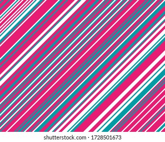 Christmas pattern, texture of canes and lollipops. Diagonal lines, stripes, vector illustration