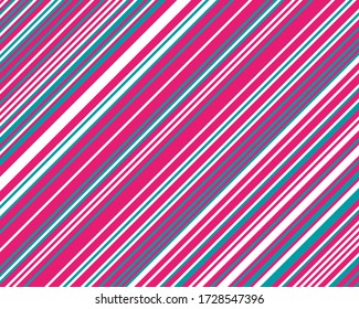 Christmas pattern, texture of canes and lollipops. Diagonal lines, stripes, vector illustration