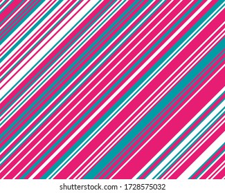 Christmas pattern, texture of canes and lollipops. Diagonal lines, stripes, vector illustration