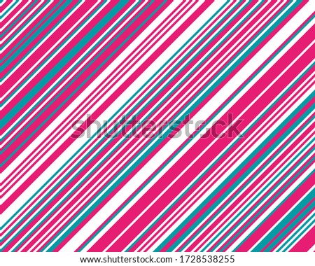 Christmas pattern, texture of canes and lollipops. Diagonal lines, stripes, vector illustration