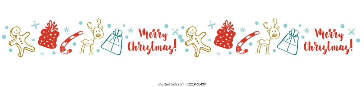 Christmas pattern texture. Vector illustration