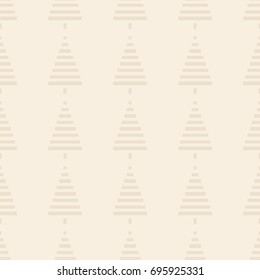 Christmas pattern with trees. Simple, winter background graphic to print on fabric, paper, gift wrapping, packaging, scrap-booking, covers, backdrops, Wallpapers, web. Seamless vector illustration
