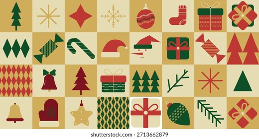 Weihnachtsmuster für Hemd, Umhüllungspapier und anderes für Weihnachtsmärchen