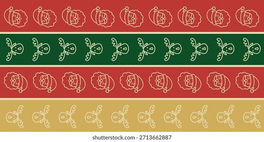 Weihnachtsmuster für Hemd, Umhüllungspapier und anderes für Weihnachtsmärchen