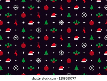 Christmas pattern vector