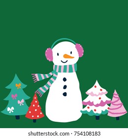 christmas pattern in vector