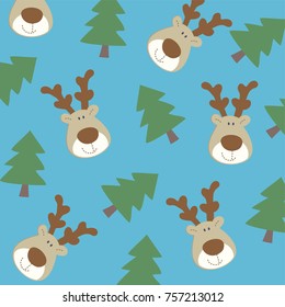 christmas pattern in vector