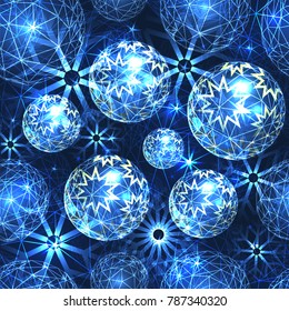 Christmas pattern. Vector design.