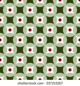 Christmas pattern vector, festive holiday pattern, seamless geometric pattern