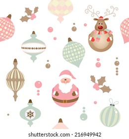 Christmas pattern. Vector illustration