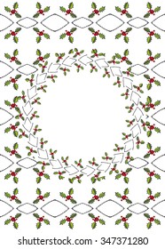 Christmas Pattern, Vector Illustration