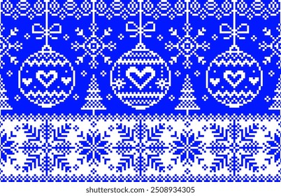 Navidades patrón de Ilustración vectorial. Vector de fondo azul. Fondo de pantalla de Navidades de Descarga. Vector EPS de alta calidad y Imágenes de alta resolución para patrones de ropa y decoraciones. Embrión tradicional
