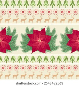 Christmas Pattern - Vector Illustrator Digital file Download for print, printable, wallpaper, background, gift wrapper, rug and many projects.