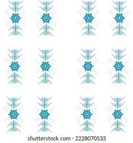 Christmas Pattern With Very Fine Details.