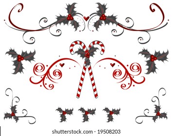 Christmas patterns and borders