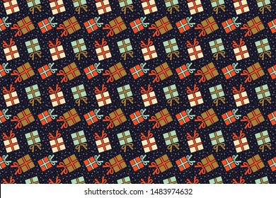 The christmas patterns for design.