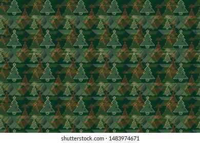 The christmas patterns for design.