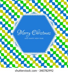 Christmas patterns Merry Christmas and Happy New Year Invitation patterns. Pattern in zigzag