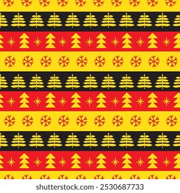Christmas patterns in national color flag Germany style. Festive Christmas packaging. Vector