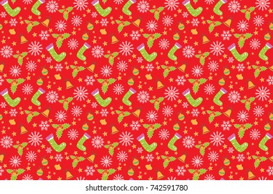 christmas patterns red seamless backgrounds vectors