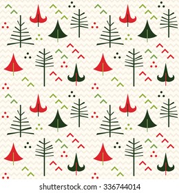 Christmas patterns (seamlessly tiling). Can be used for Christmas design. 