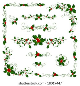 Christmas patterns, vector