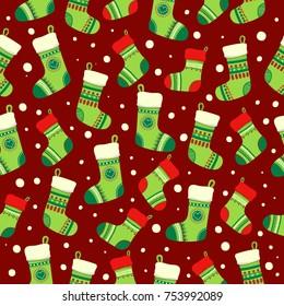 Christmas pattern.Vector illustration.