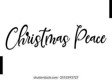 Christmas Peace text christmas holiday quotes istalist typography 