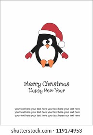 Christmas penguin