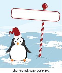 Christmas penguin