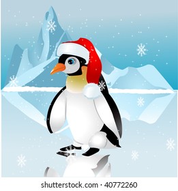 Christmas penguin