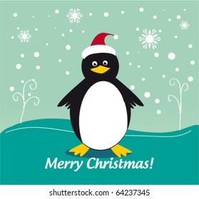 Christmas penguin