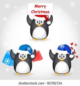 Christmas penguin