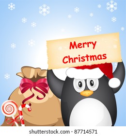 Christmas penguin