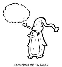 Christmas Penguin Cartoon