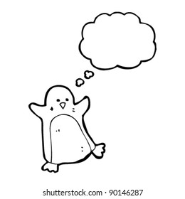 christmas penguin cartoon