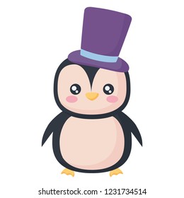 Christmas penguin design 