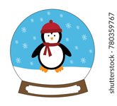 Christmas Penguin Snowglobe