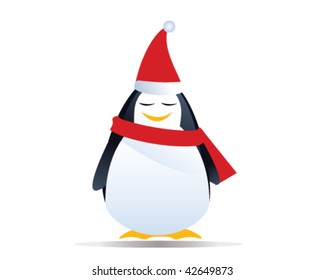 pingüino de navidad