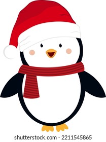  Christmas Penguins. It can be used on T-Shirt, labels, icons, Sweater, Jumper, Hoodie, Mug, Sticker