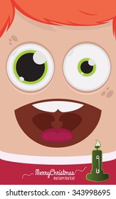 Christmas people vector illustration