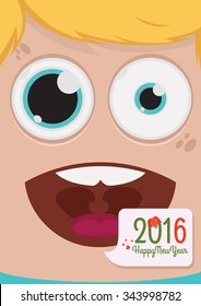 Christmas people vector illustration